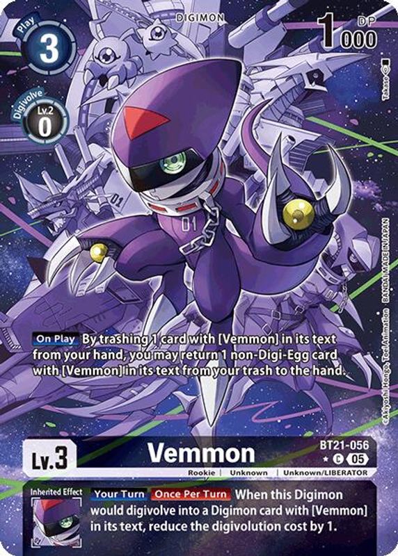 Vemmon (Alternate Art) - BT21-056 - Common