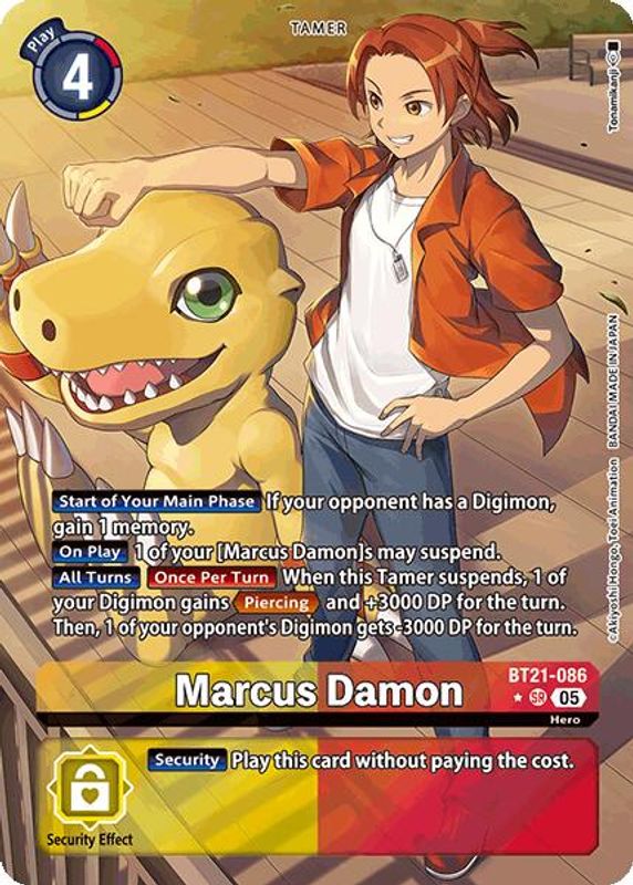 Marcus Damon (Alternate Art) - BT21-086 - Super Rare