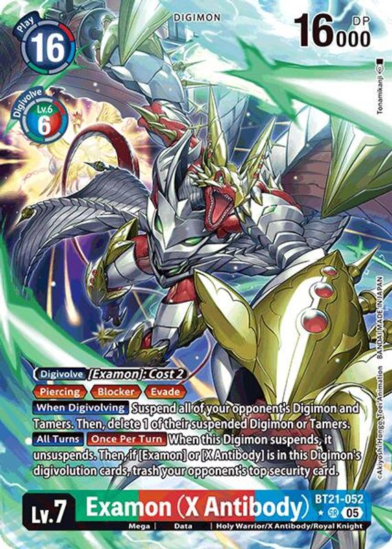 Examon (X Antibody) (Alternate Art) - BT21-052 - Super Rare