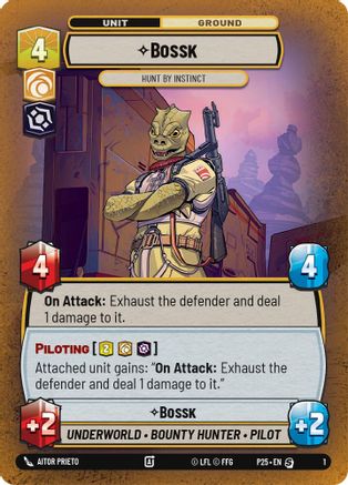 Bossk - Hunt By Instinct - 1 - Special (Organized Play Promo)