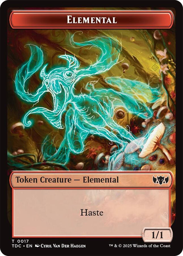 Warrior // Elemental (017) Token (TTDC)