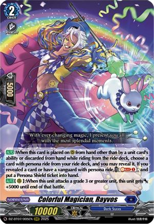 Colorful Magician, Rayvos - DZ-BT07/005EN - Triple Rare