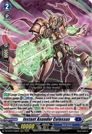 Instant Asunder Colossus - DZ-BT07/006EN - Triple Rare