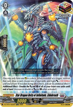 Star Dragon Deity of Infinitude, Eldobreath - DZ-BT07/022EN - Over Double Rare