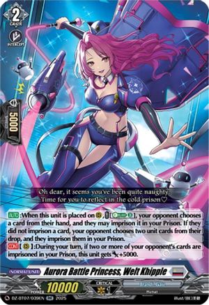 Aurora Battle Princess, Welt Khipple - DZ-BT07/039EN - Double Rare