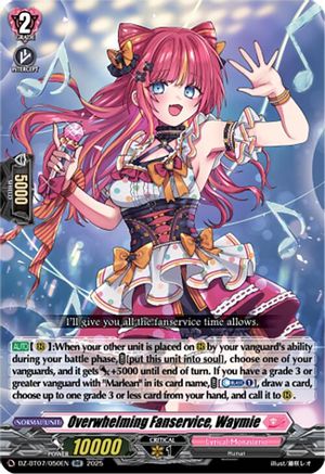 Overwhelming Fanservice, Waymie - DZ-BT07/050EN - Double Rare