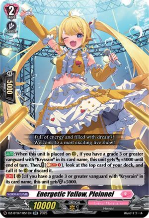 Energetic Yellow, Pleinnel - DZ-BT07/051EN - Double Rare