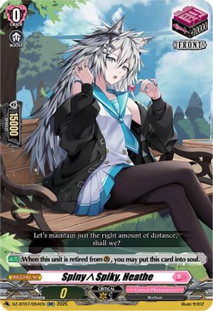 SpinySpiky, Heathe - DZ-BT07/054EN - Double Rare