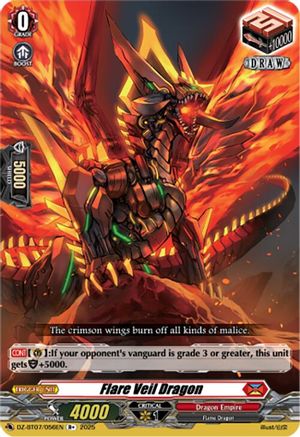 Flare Veil Dragon - DZ-BT07/056EN - R+