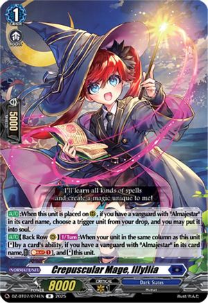 Crepuscular Mage, Illyllia - DZ-BT07/074EN - Rare