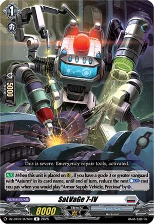 SaLVaGe 7-IV - DZ-BT07/078EN - Rare