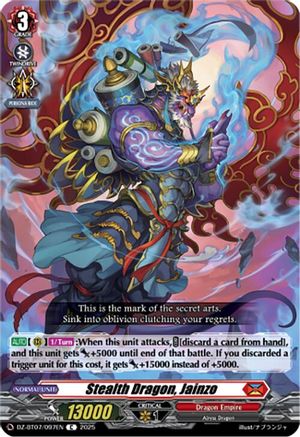 Stealth Dragon, Jainzo - DZ-BT07/097EN - Common