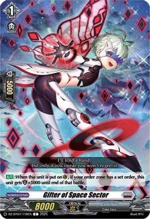 Gifter of Space Sector - DZ-BT07/118EN - Common