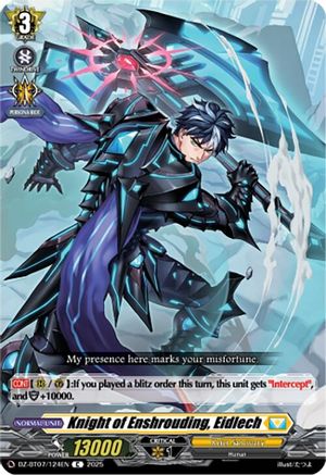 Knight of Enshrouding, Eidlech - DZ-BT07/124EN - Common