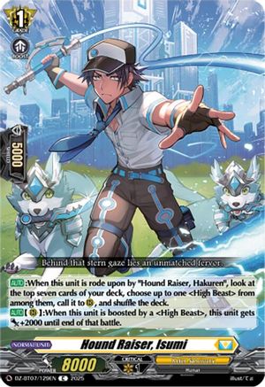 Hound Raiser, Isumi - DZ-BT07/129EN - Common