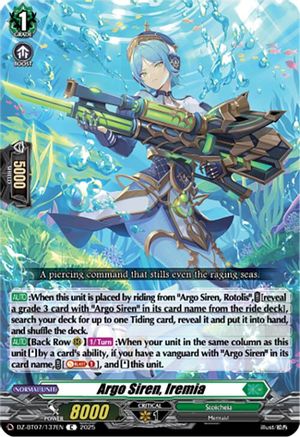 Argo Siren, Iremia - DZ-BT07/137EN - Common