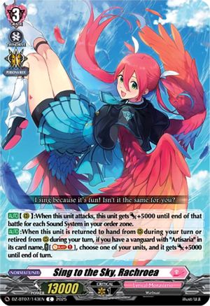 Sing to the Sky, Rachroea - DZ-BT07/143EN - Common