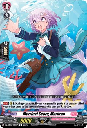 Merriest Score, Mararan - DZ-BT07/148EN - Common