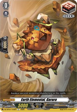 Earth Elemental, Garara - DZ-BT07/153EN - Common