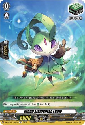 Wood Elemental, Leafy - DZ-BT07/155EN - Common