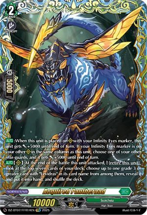 Acquired Pantheraad (FFR) - DZ-BT07/FFR14EN - Double Frame Rare
