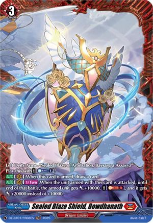 Sealed Blaze Shield, Bowdhanath (FR) - DZ-BT07/FR08EN - Frame Rare
