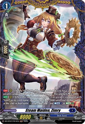 Steam Maiden, Zimry (FR) - DZ-BT07/FR14EN - Frame Rare