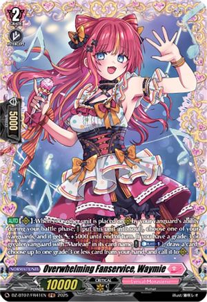 Overwhelming Fanservice, Waymie (FR) - DZ-BT07/FR41EN - Frame Rare