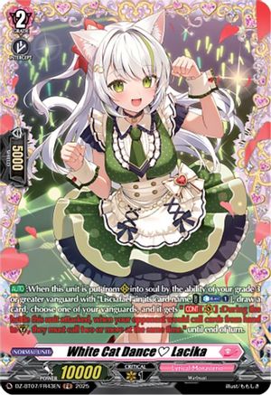 White Cat Dance Lacika (FR) - DZ-BT07/FR43EN - Frame Rare