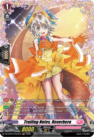 Trailing Notes, Reverbera (FR) - DZ-BT07/FR44EN - Frame Rare