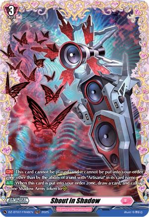 Shout in Shadow (FR) - DZ-BT07/FR48EN - Frame Rare