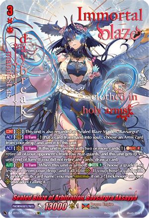 Sealed Blaze of Arbitration, Bavsargra Aksayya (SEC) - DZ-BT07/SEC01EN - Secret Rare