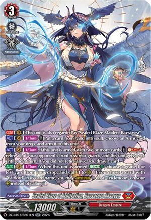 Sealed Blaze of Arbitration, Bavsargra Aksayya (SR) - DZ-BT07/SR01EN - Silver Rare