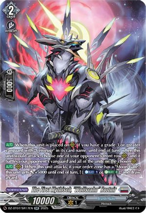 The First Mythisch, "Wolfszahn" Roztnir (SR) - DZ-BT07/SR17EN - Silver Rare