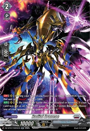 Radial Araneae (SR) - DZ-BT07/SR20EN - Silver Rare