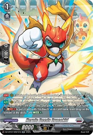 Heroic Deeds Dracokid (SR) - DZ-BT07/SR21EN - Silver Rare