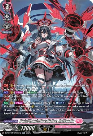 PolyPhonicOverDrive, Artisaria (SR) - DZ-BT07/SR36EN - Silver Rare