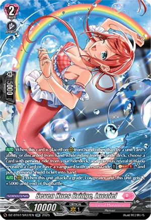 Seven Hues Bridge, Lucciel (SR) - DZ-BT07/SR37EN - Silver Rare