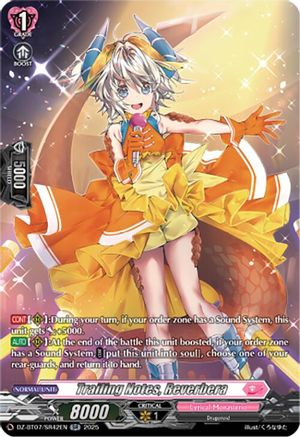 Trailing Notes, Reverbera (SR) - DZ-BT07/SR42EN - Silver Rare