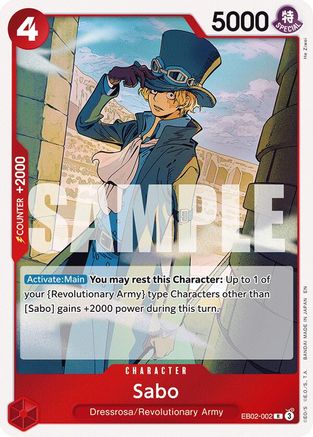 Sabo - EB02-002 - Rare