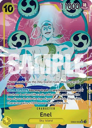 Enel (Alternate Art) - EB02-052 - Super Rare
