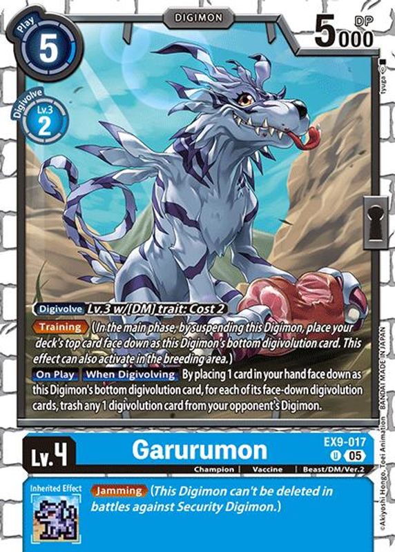 Garurumon - EX9-017 - Uncommon
