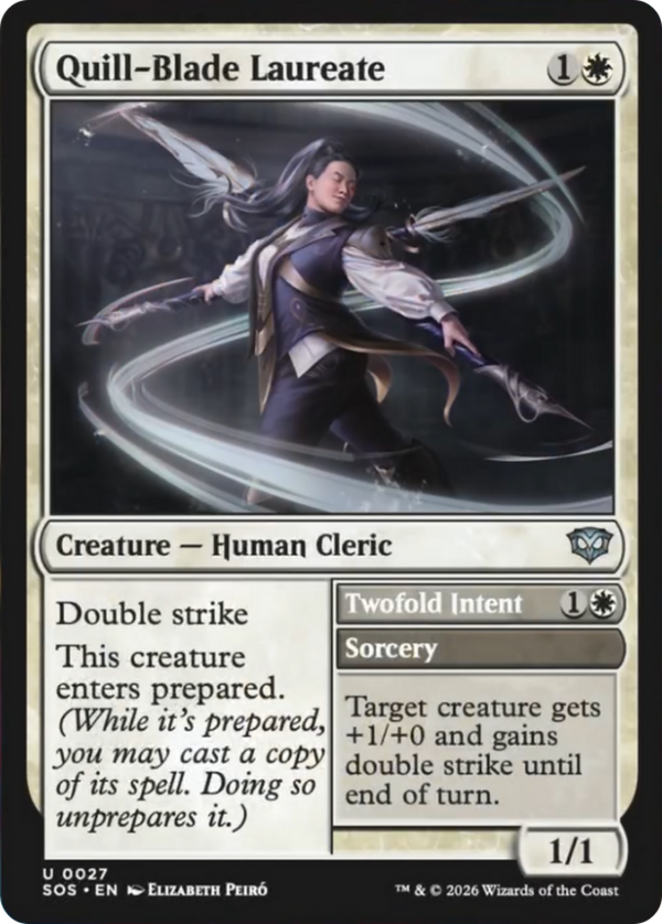 Quill-Blade Laureate // Twofold Intent (SOS)