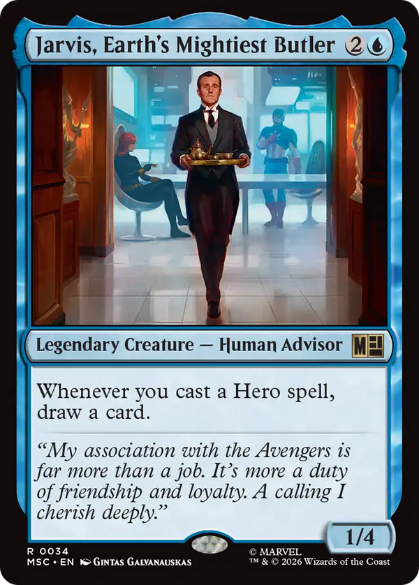 Jarvis, Earth's Mightiest Butler (MSC) (Pre-Order)