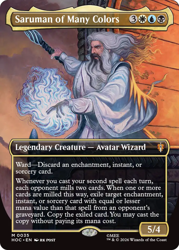 Saruman of Many Colors - Borderless (HOC)