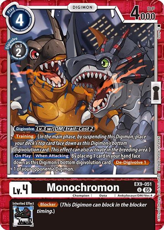 Monochromon - EX9-051 - Uncommon