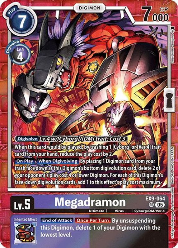 Megadramon - EX9-064 - Super Rare
