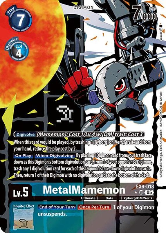MetalMamemon (Alternate Art) - EX9-018 - Super Rare