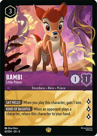 Bambi (Little Prince) - 63/204 - Legendary