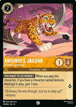 Antonio's Jaguar (Faithful Companion) - 31/204 - Common